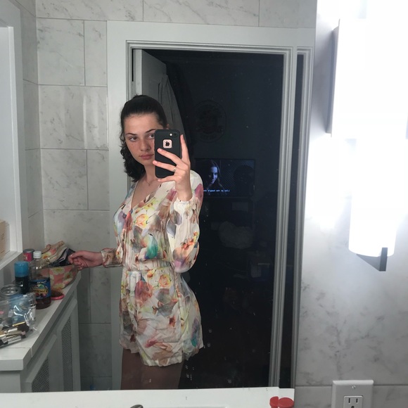 Willow & Clay Watercolor Romper - Picture 8 of 8